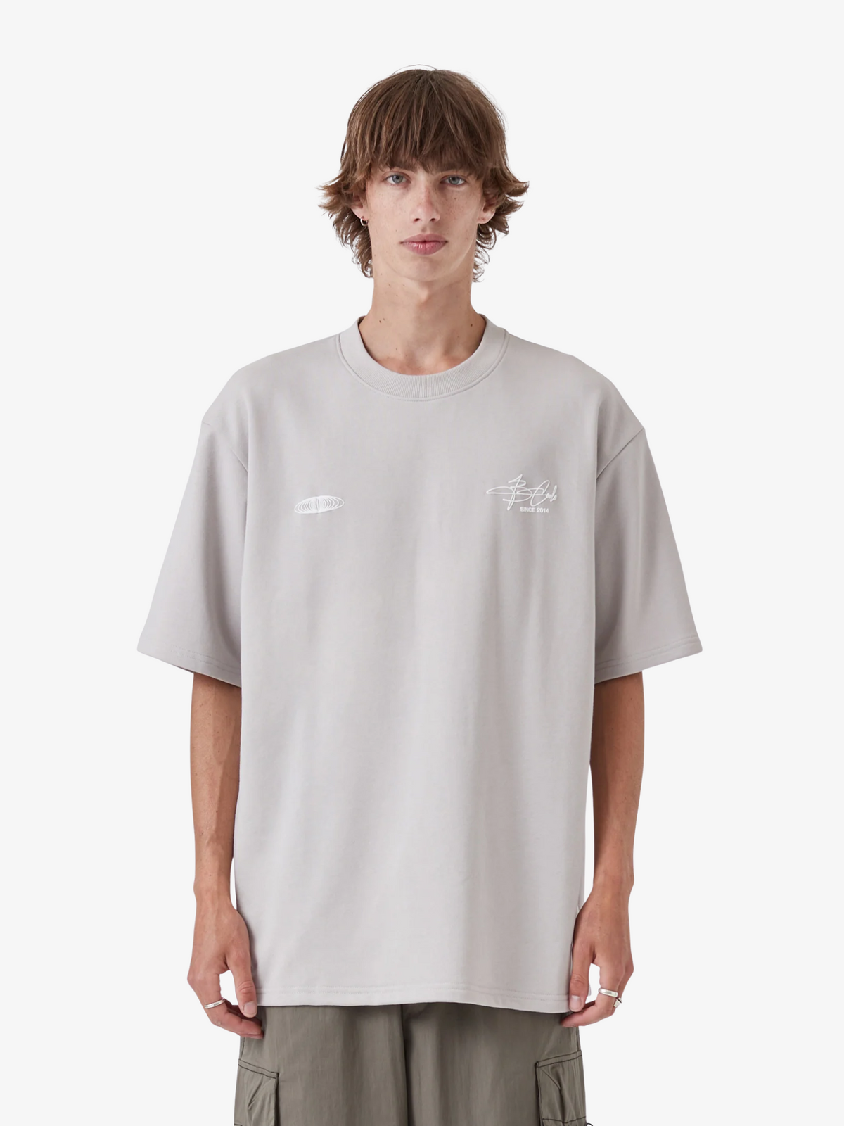 Barney Cools Euphoria Fleece Tee | Cement