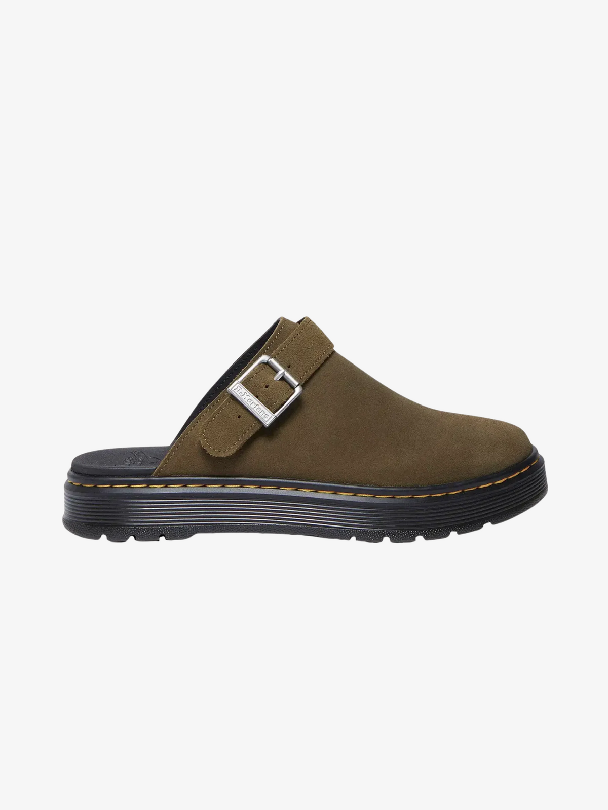 Dr Martens Unisex Brookline Mule | Olive Bronx Suede