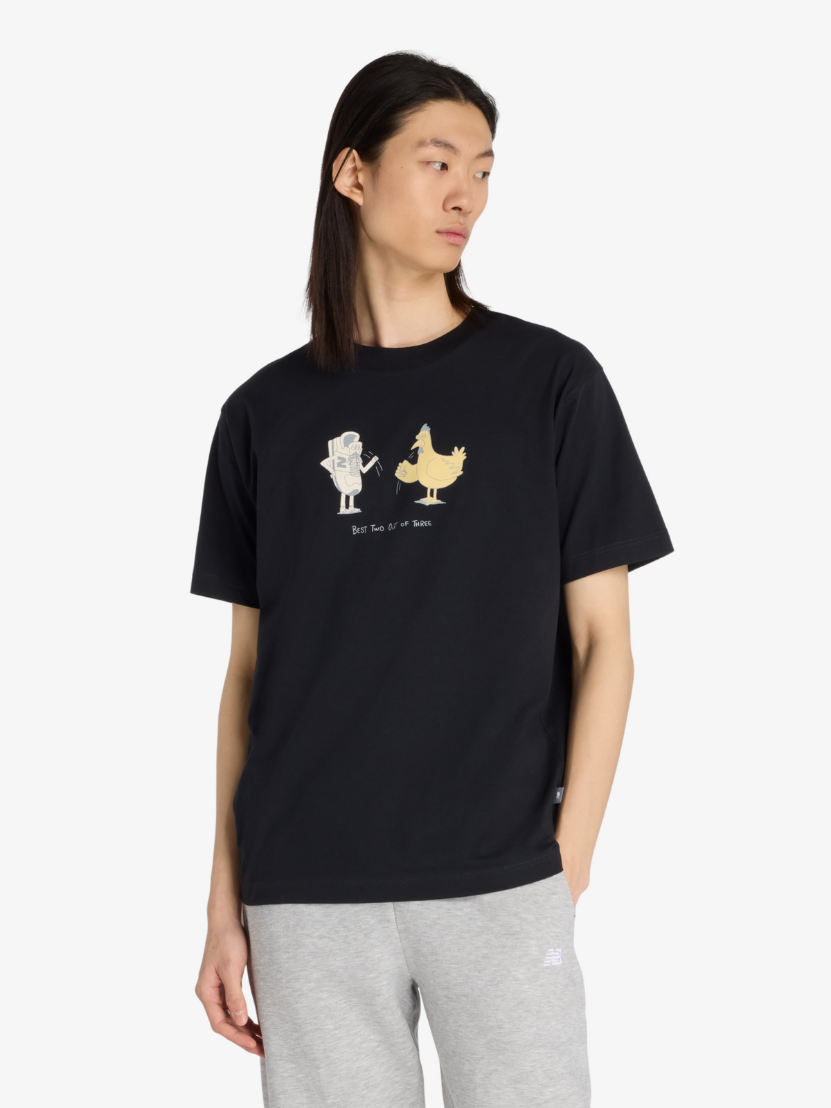New Balance Chicken Or Newbie T-Shirt | Black