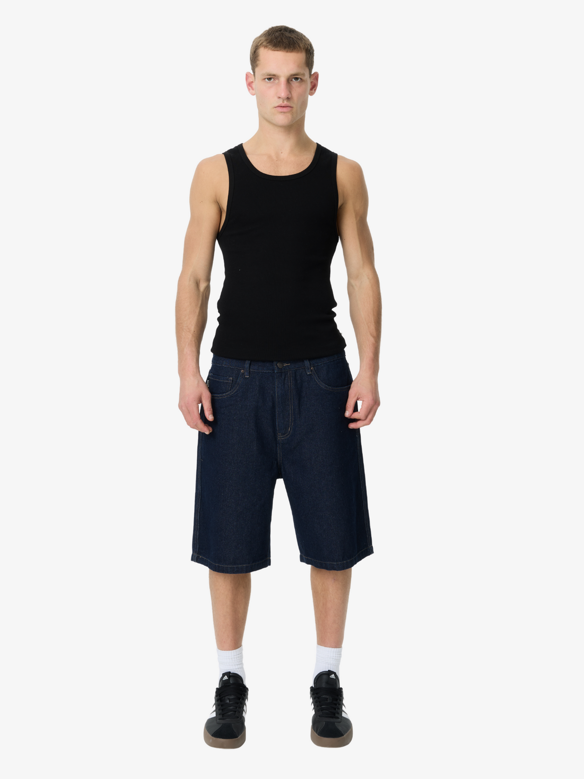 S-Double Denim Standard Short | One Rinse