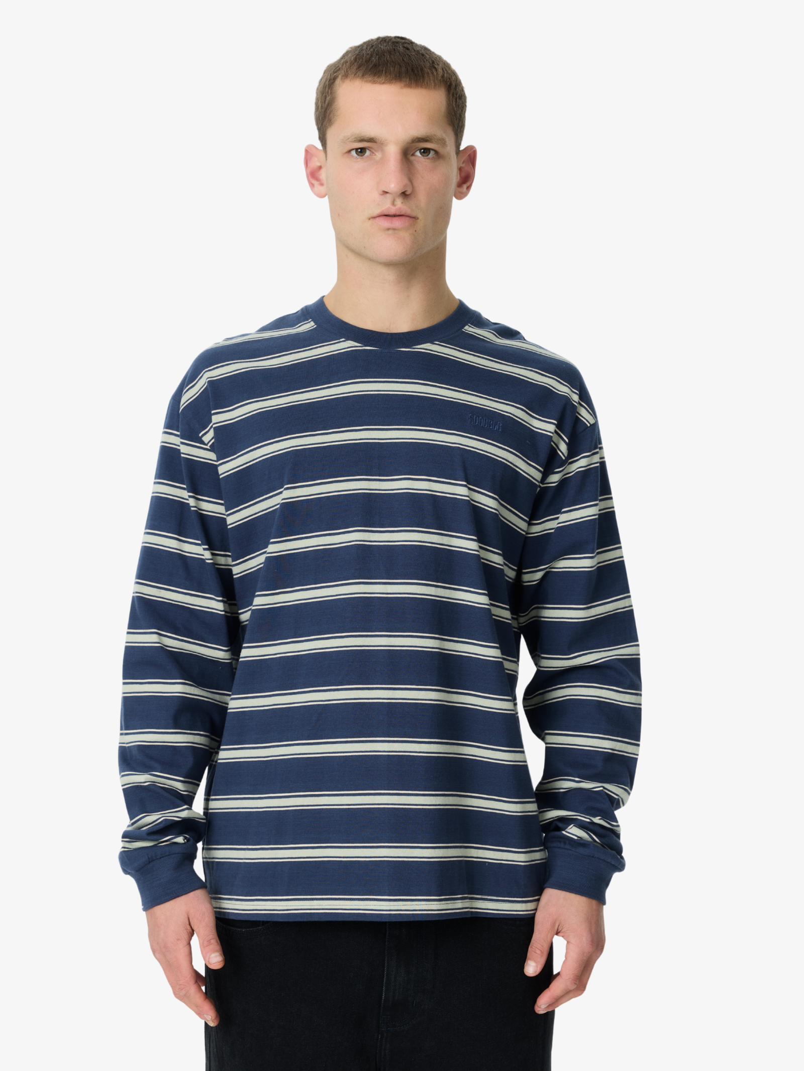 Big Stripe Long Sleeve Tee