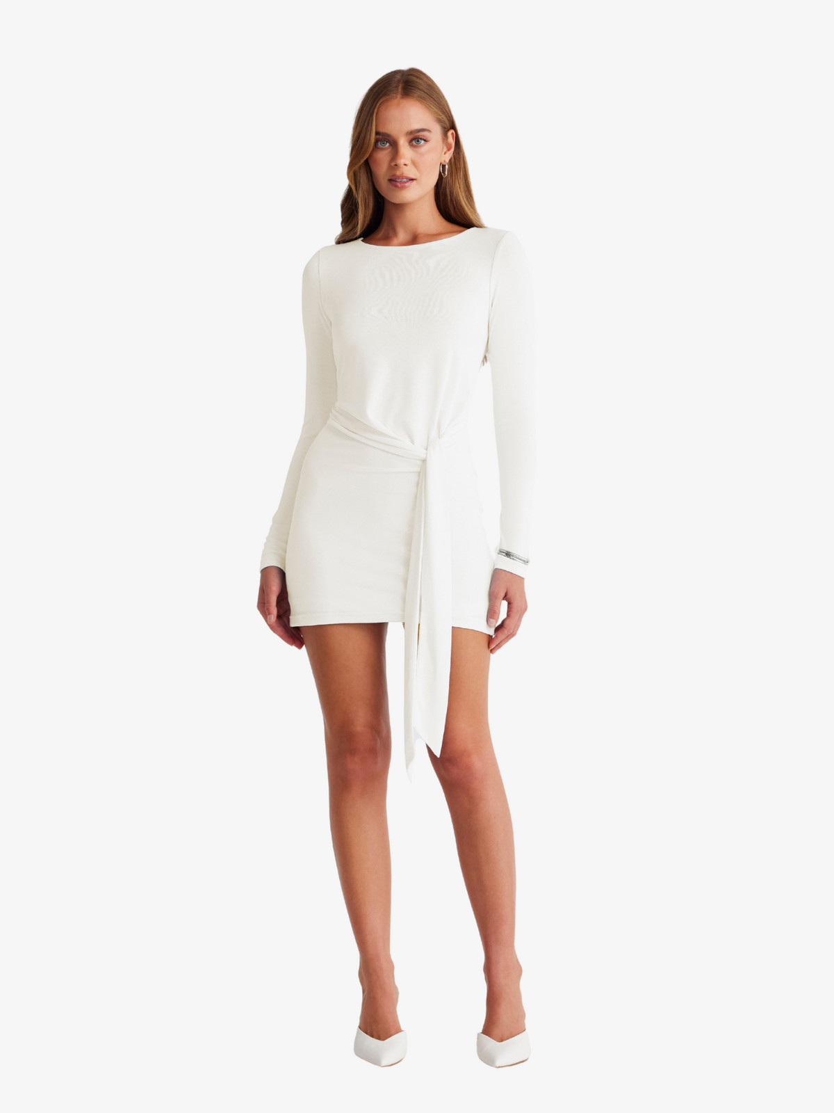 SNDYS Tatia Mini Dress | OFF WHITE