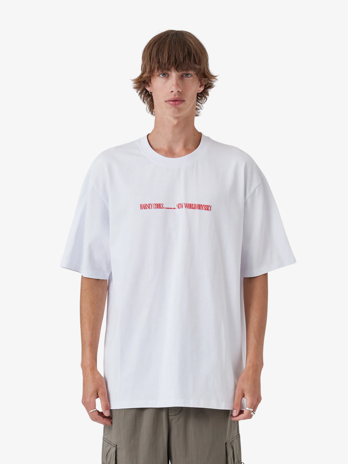 Barney Cools Loop Tee | WHITE