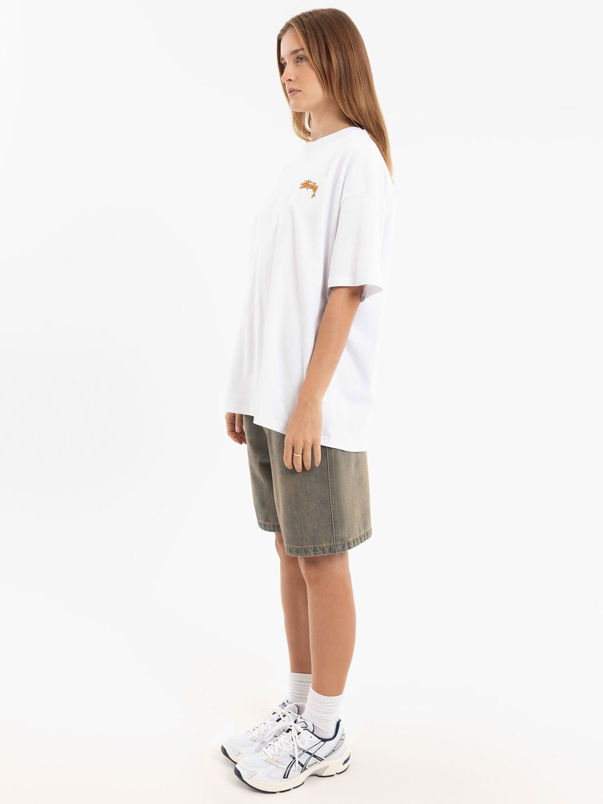 Stussy Nyc Crew Hw Relaxed T-Shirt | White