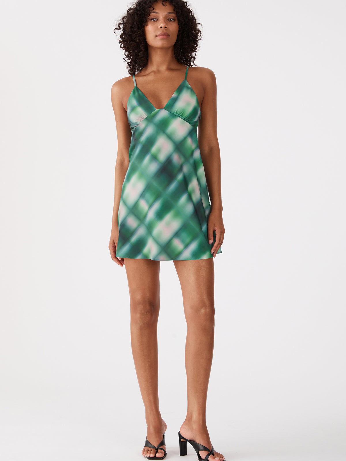 San Sloane Axel Mini Dress Green | Glue Store San Sloane Axel Mini Dress Green | Glue Store