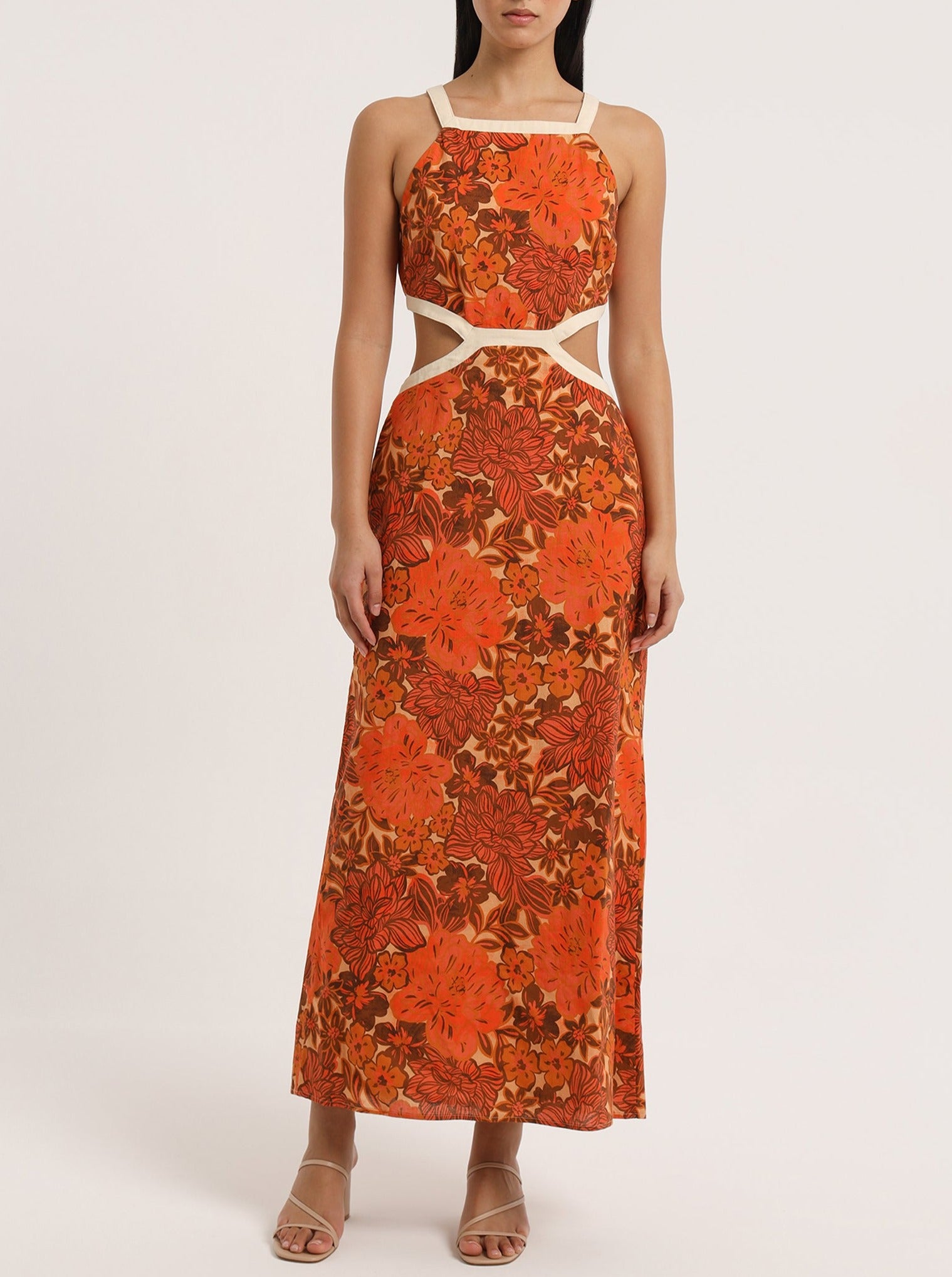 Rochelle Cut Out Midi Dress