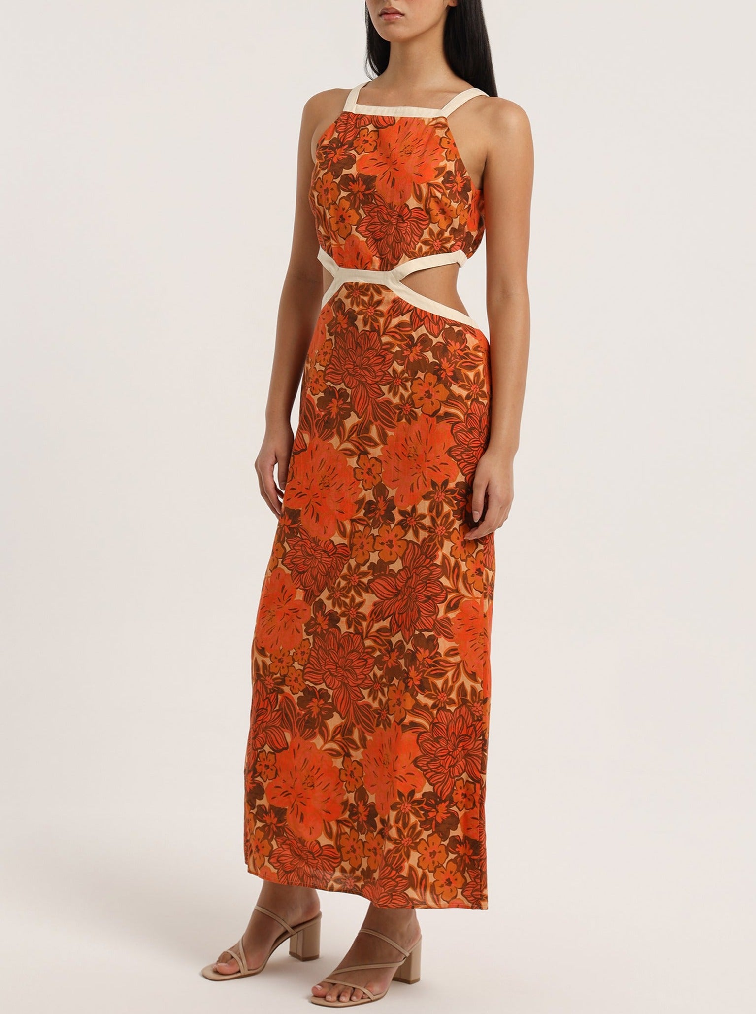 Rochelle Cut Out Midi Dress