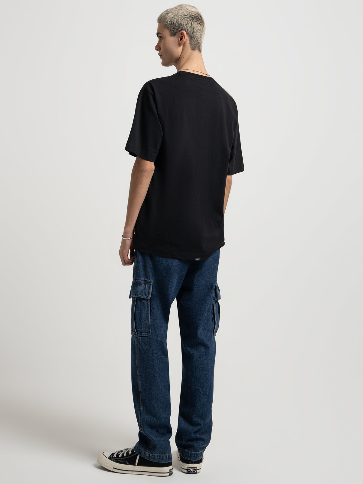 Thrills Future Guidance Over Size Fit T-Shirt | Black