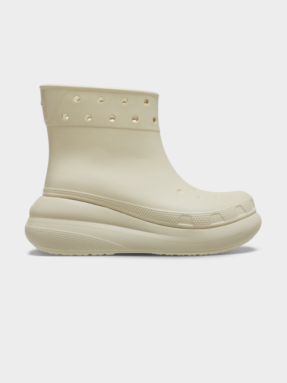 Crocs Unisex Classic Crush Boots | Bone