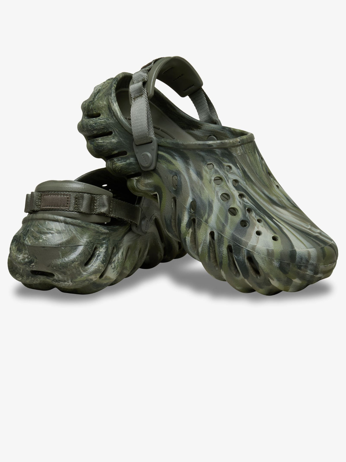 Crocs Echo Marbled Clog | Dusty Olive/Multi