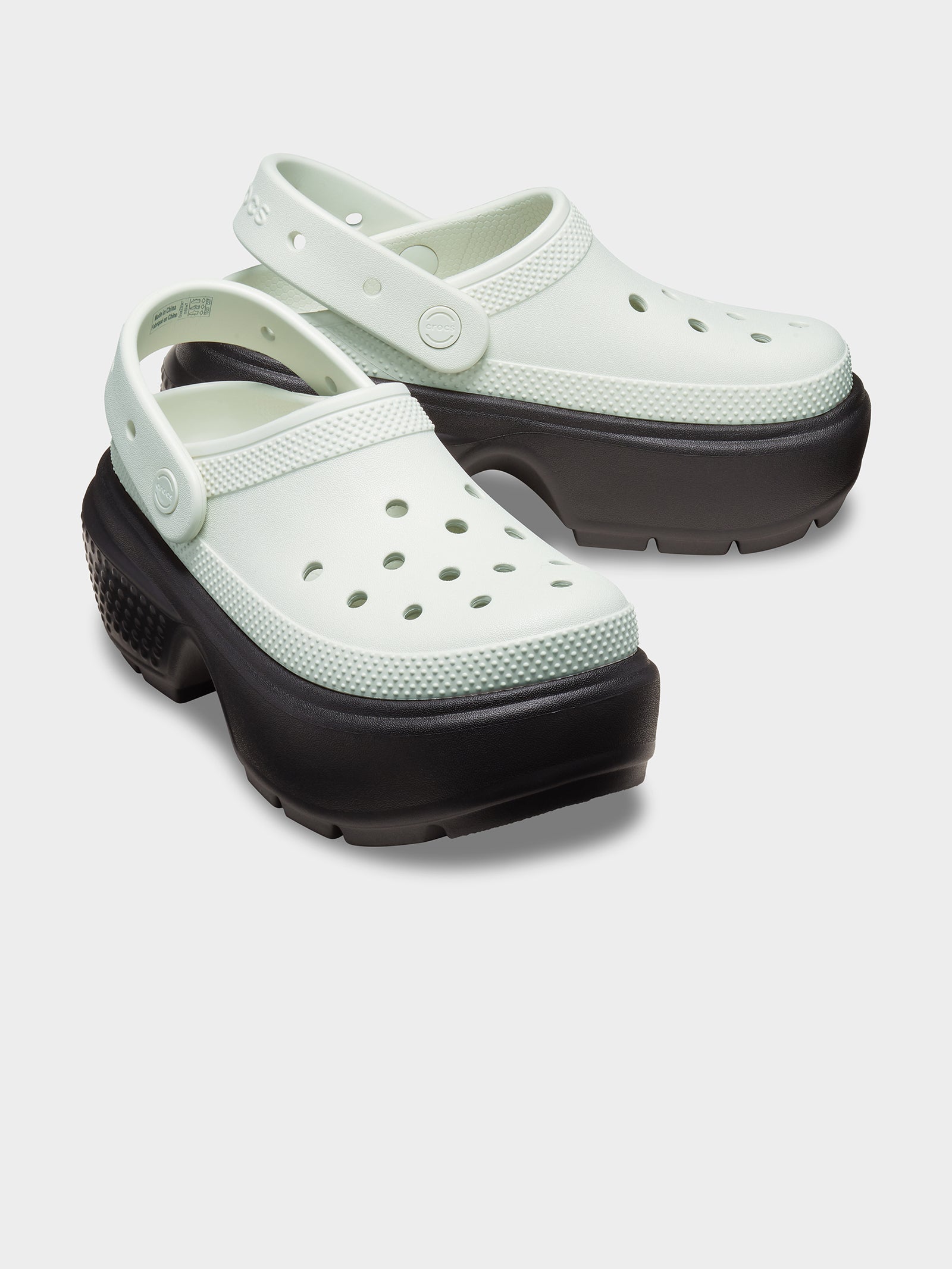Crocs Stomp Clog Linen Black | Glue Store