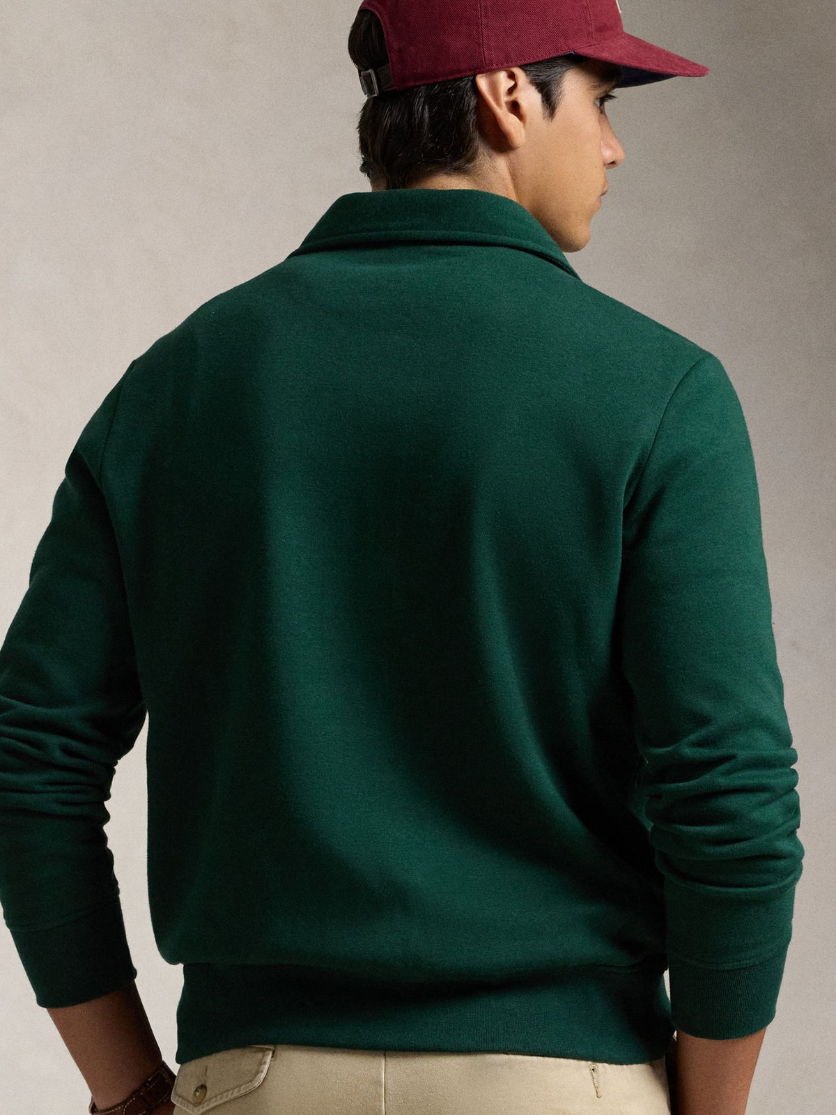 moss agate polo Polo Ralph Lauren Graphic 1/4 Zip Sweatshirt MOSS AGATE