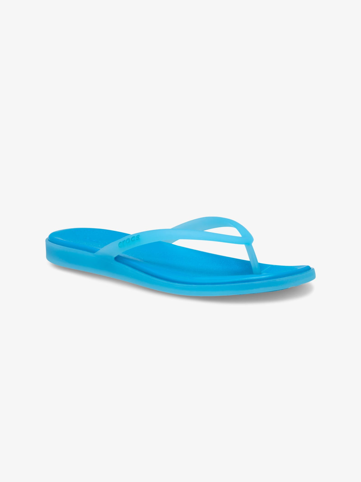 Crocs Women's Miami Frosted Flip | Tinted Glass