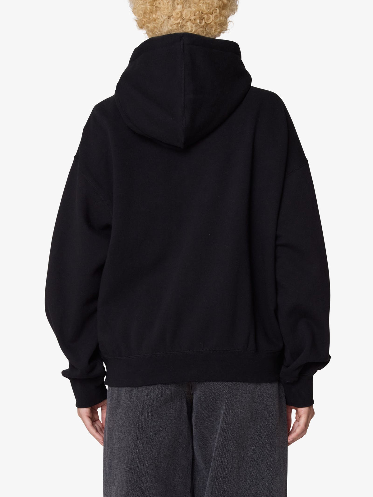 Obey Jumble Baggy Relaxed Zip Hood | Digital Black