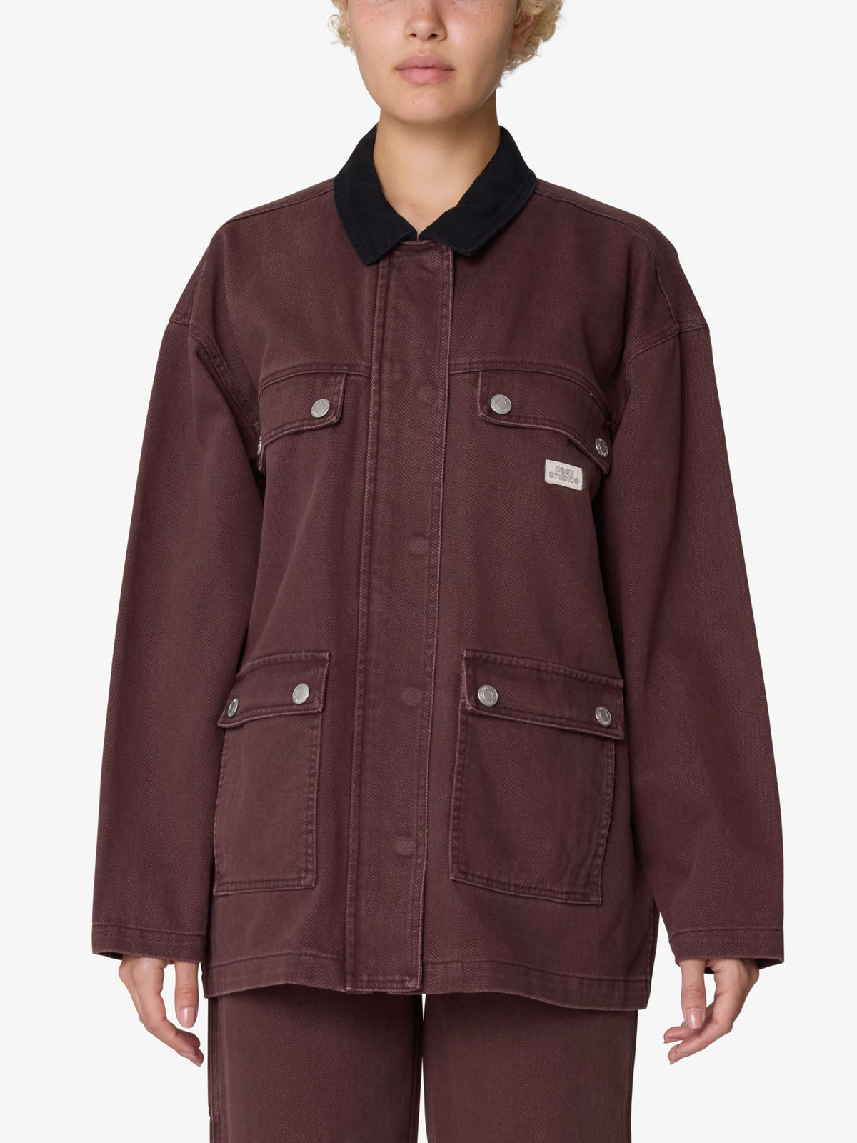 Obey Fritz Jacket | Chocolate Faded Wash