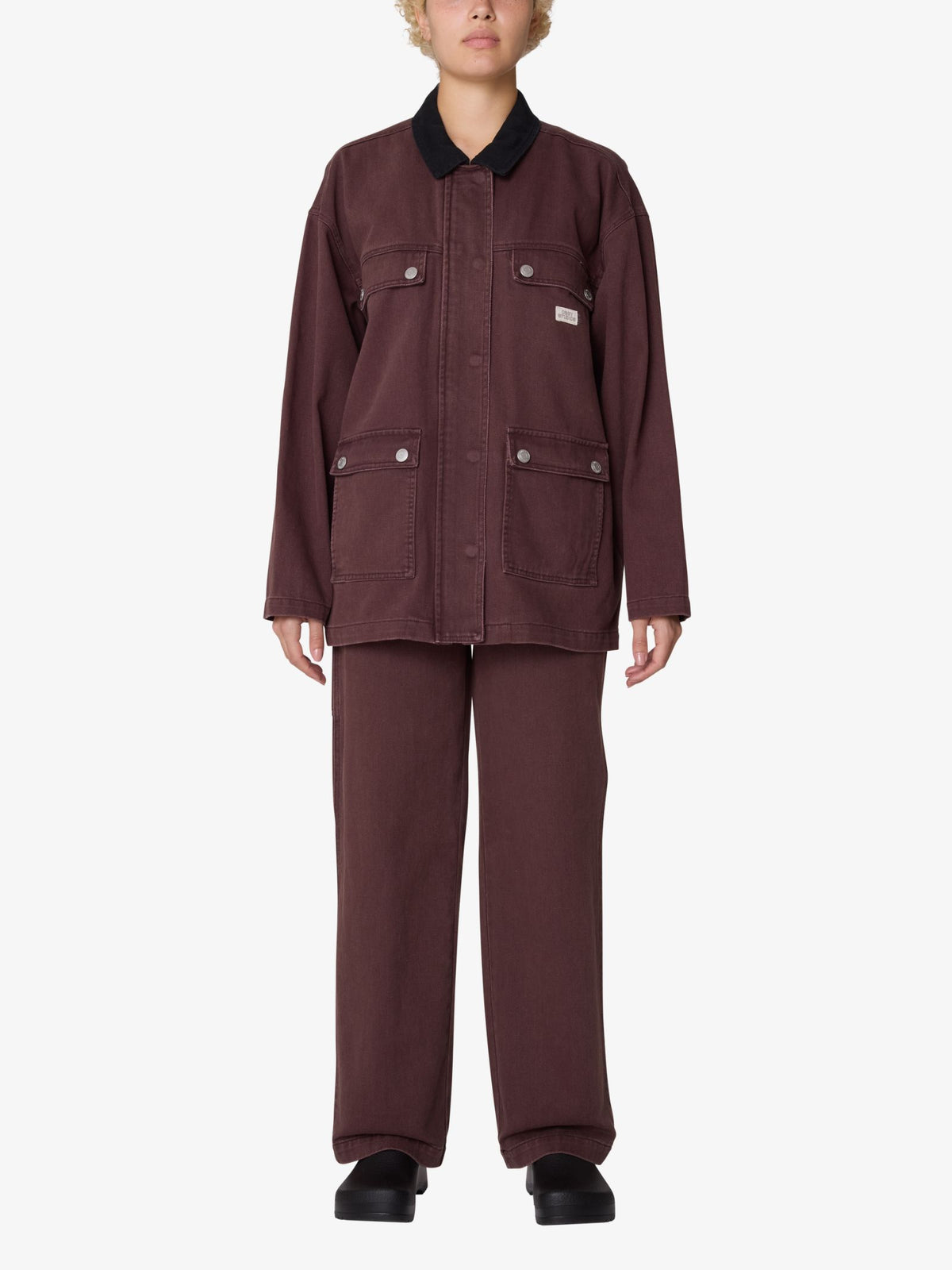 Obey Fritz Jacket | Chocolate Faded Wash