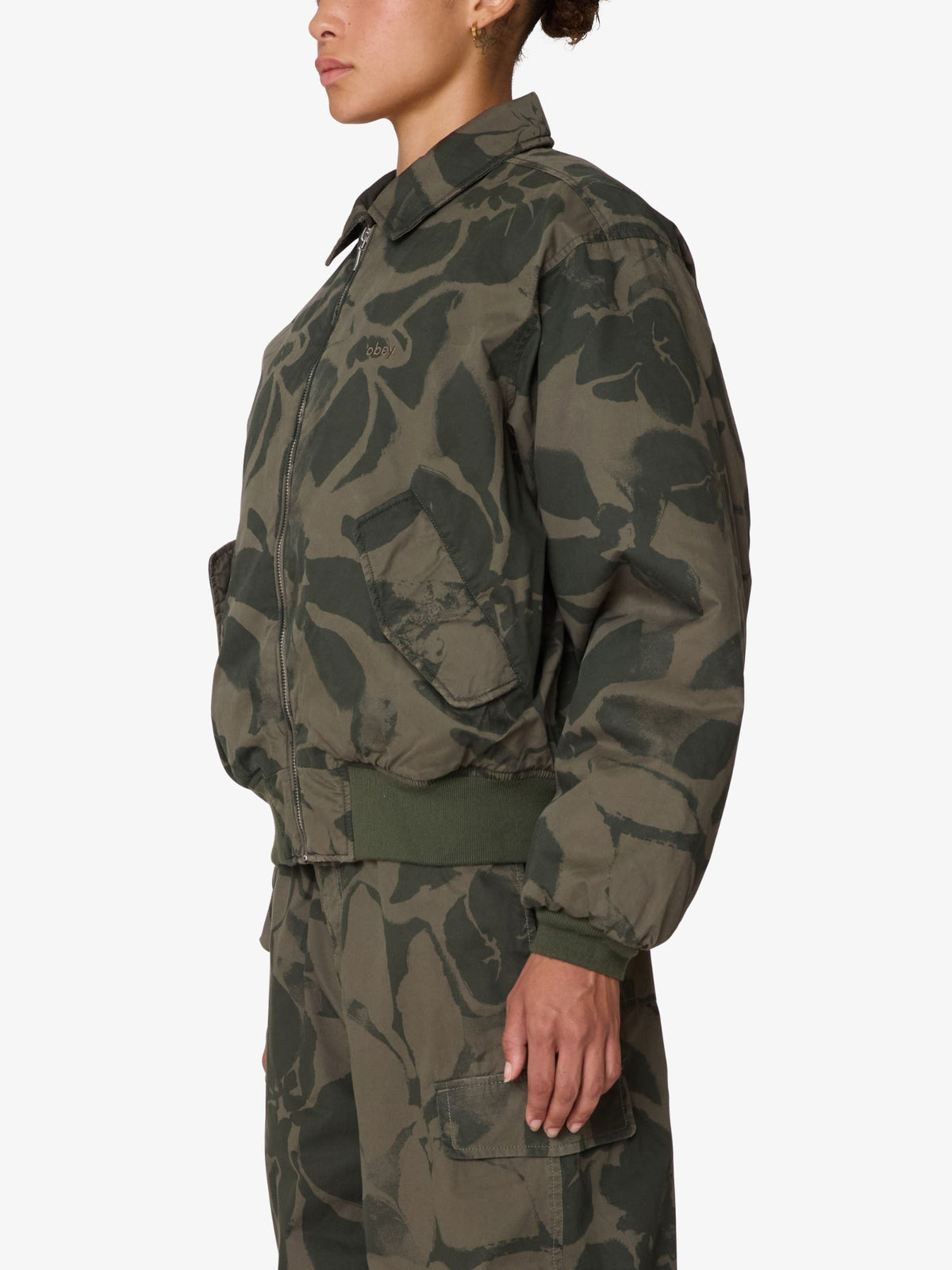 Obey Florien Bomber | Green Multi