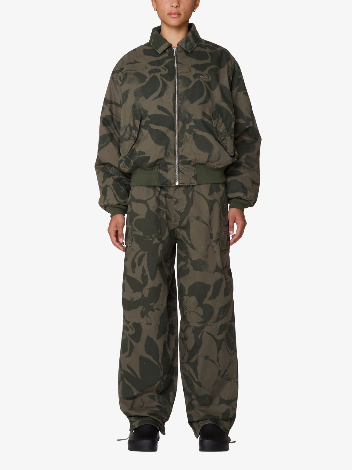 Obey Florien Bomber | Green Multi