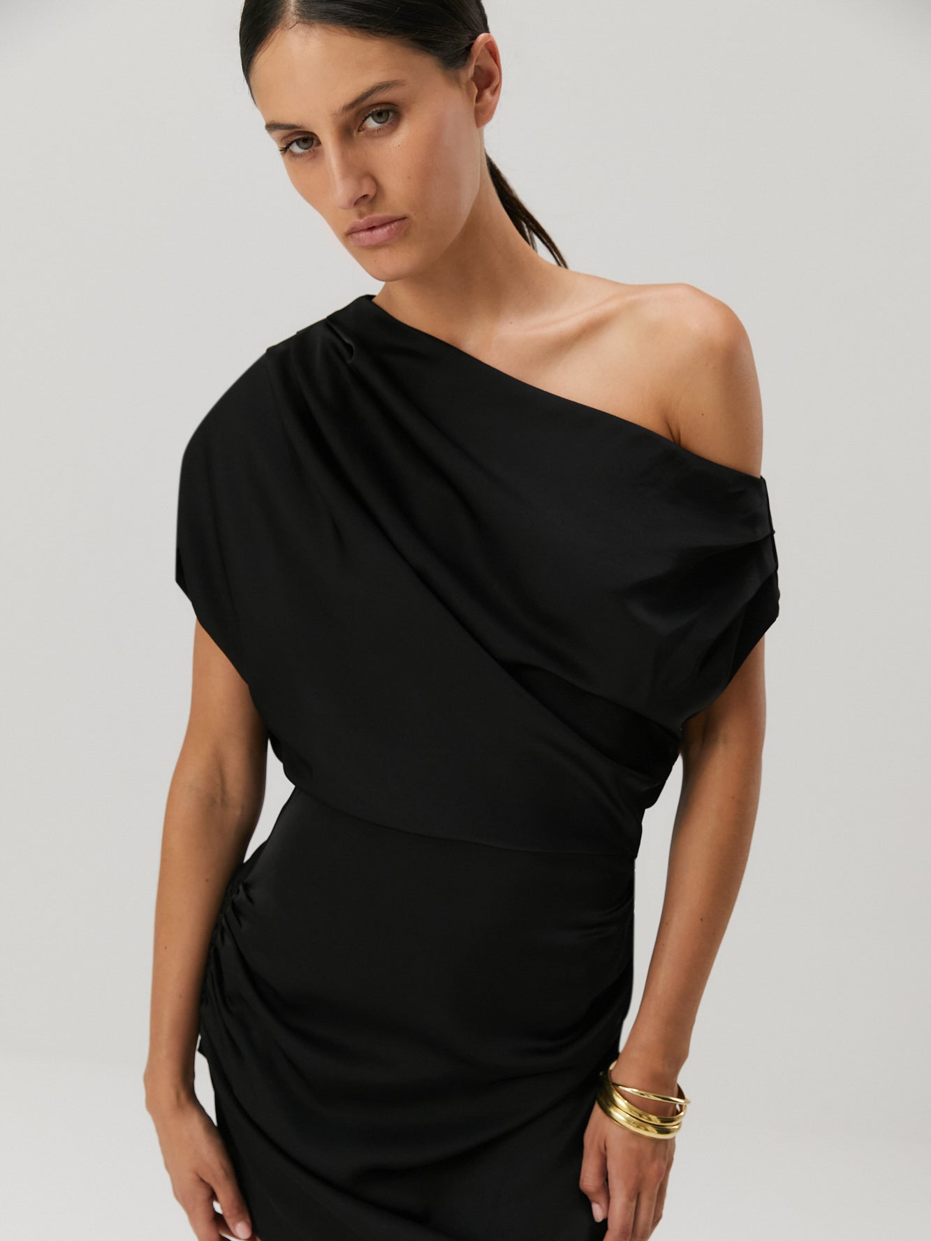Rocio Mini Dress in Black