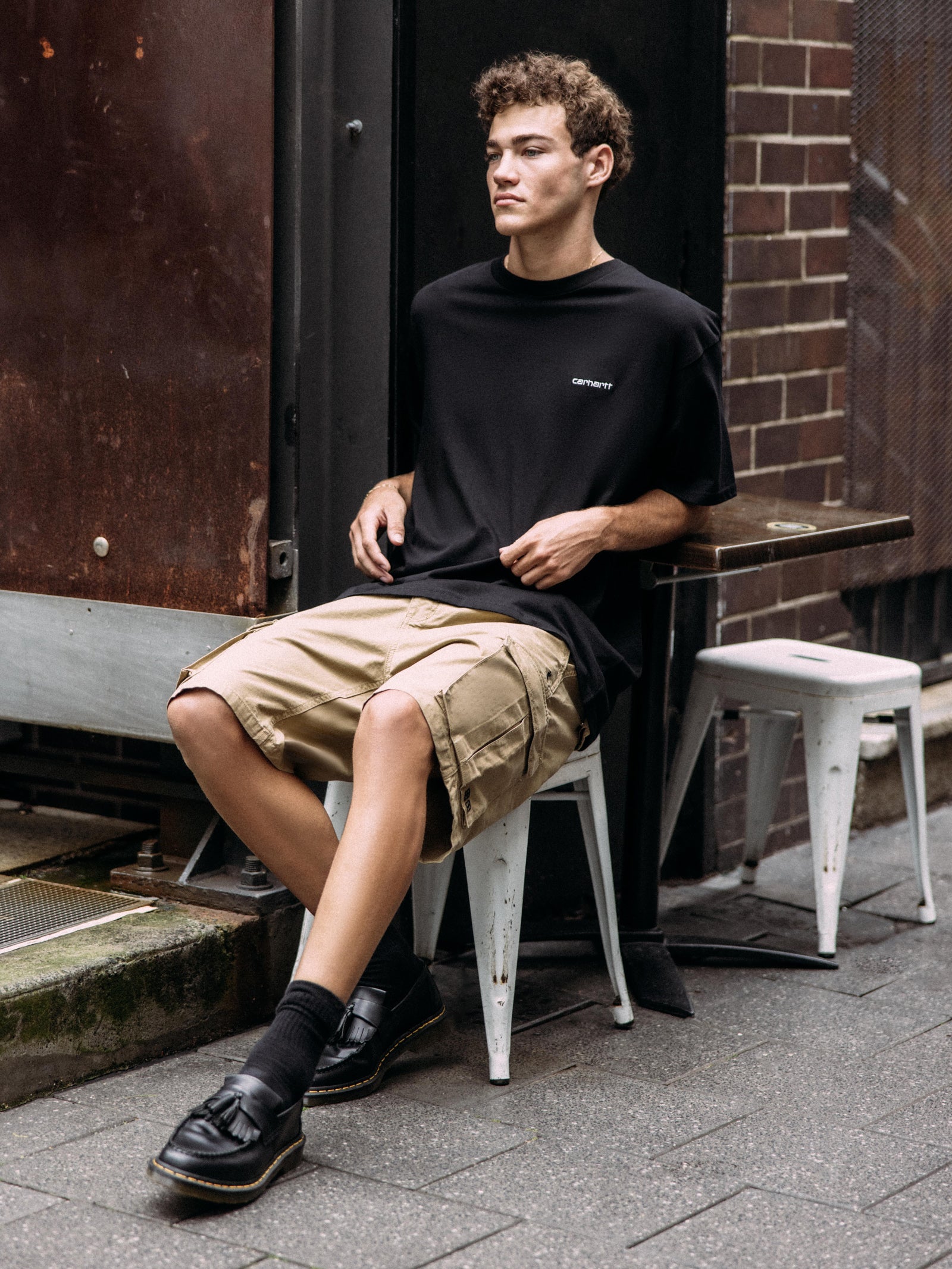 Script Embroidery T-Shirt