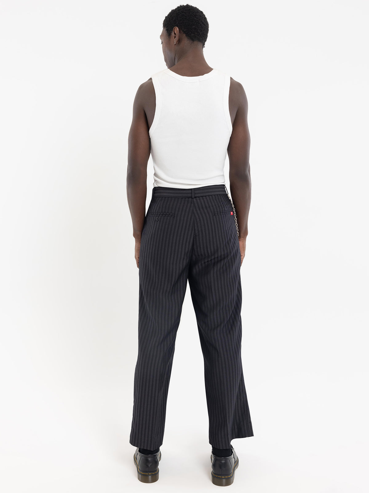 Worship Ticktock Pleated Pant | Charcoal