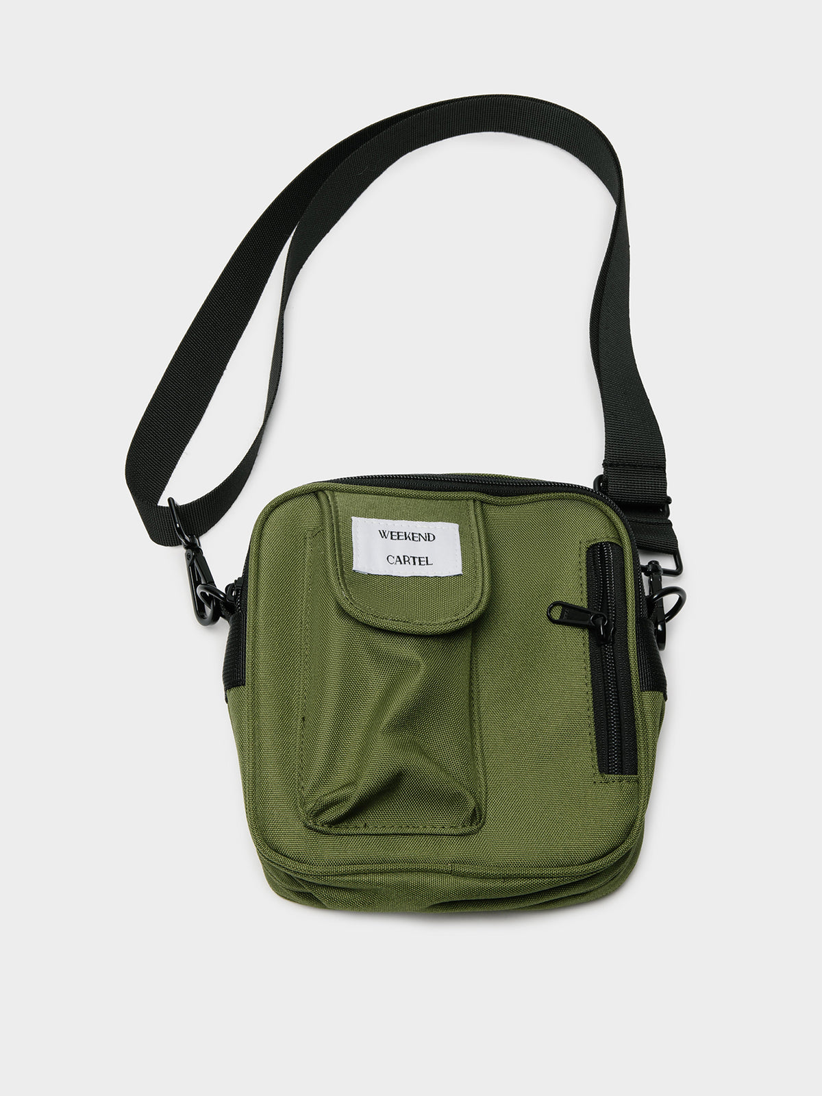 Weekend Cartel Logo Patch Bag | Sage