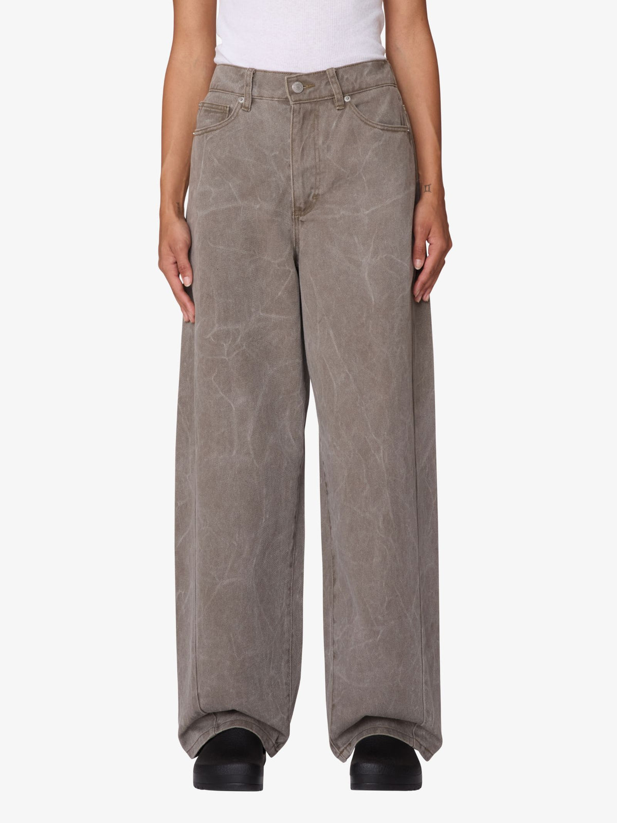 Obey Donovan 5-Pocket Pants | Major Brown Wrinkle Wash