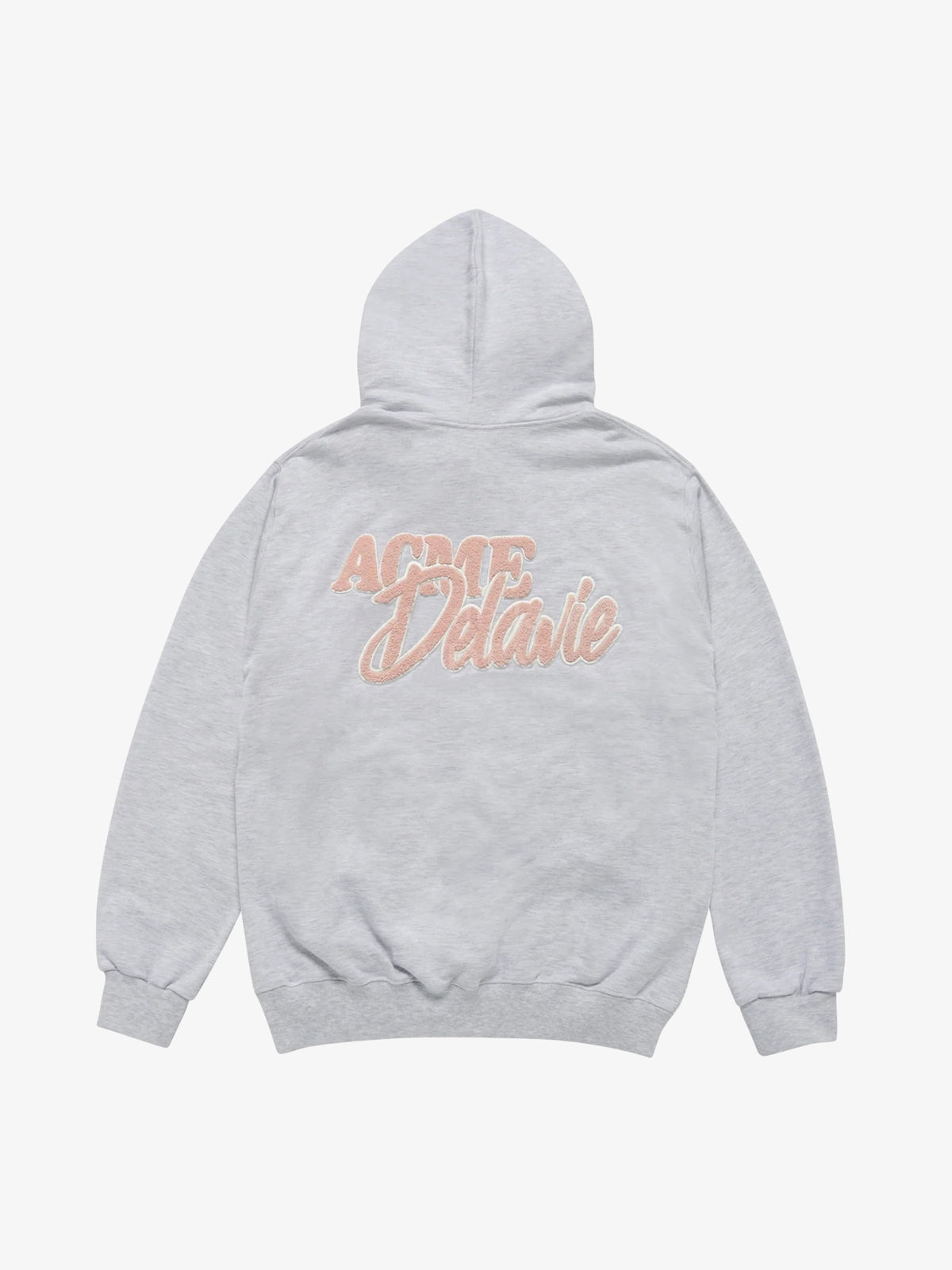 ADLV Round Script Boucle Logo Hoodie | GREY