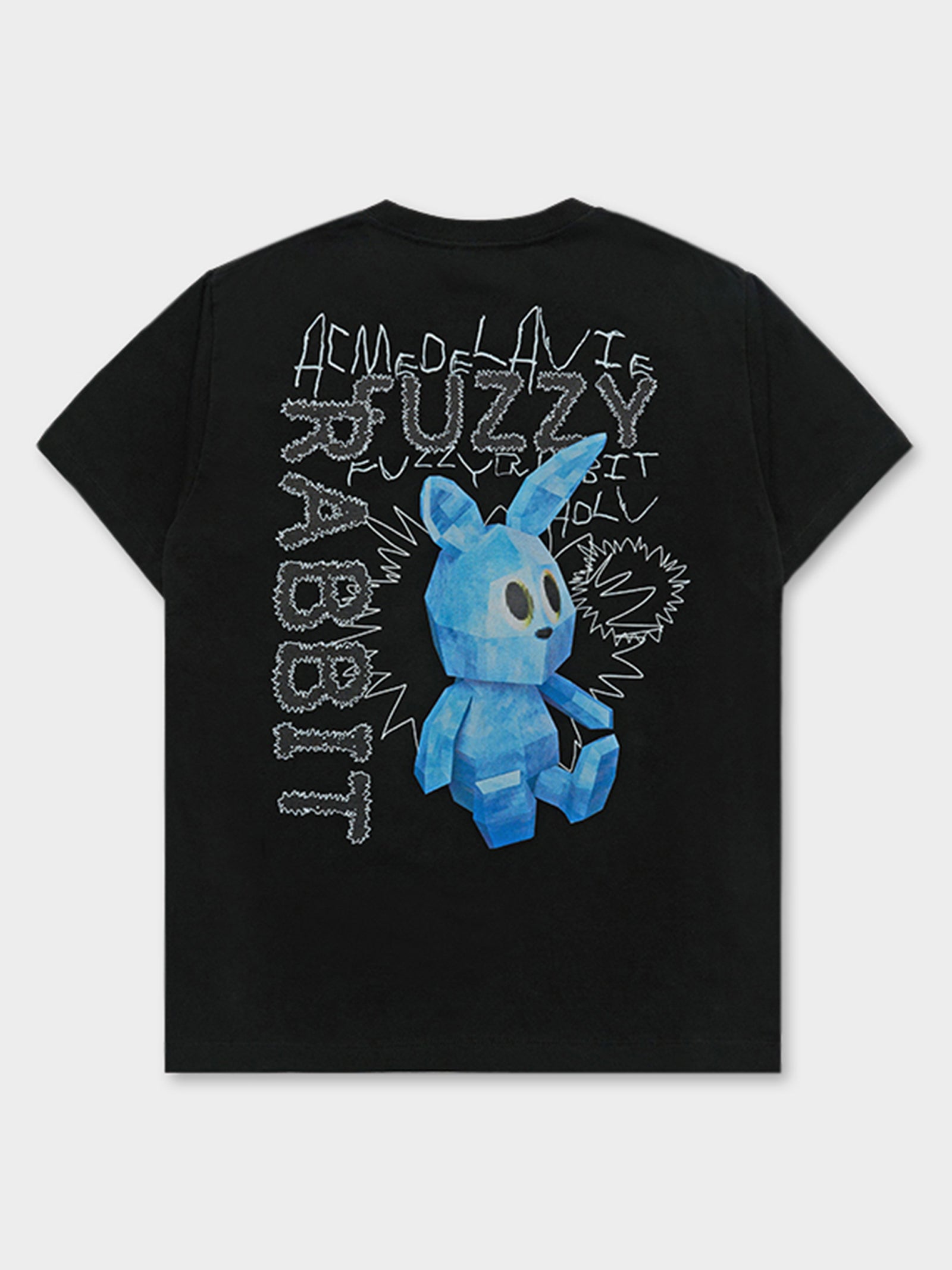 ADLV Retro Rabbit Tee Black | Glue Store