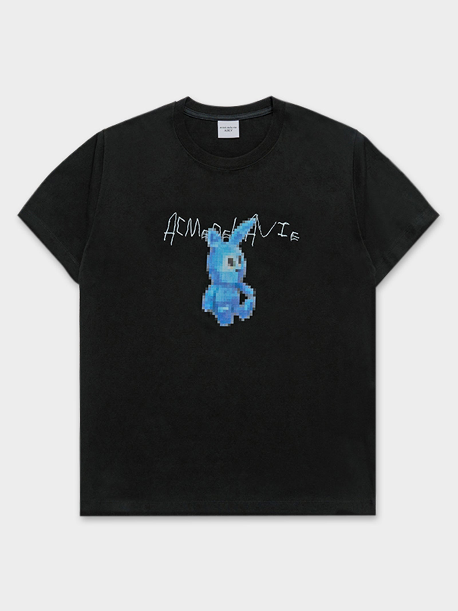 ADLV Retro Rabbit Tee Black | Glue Store