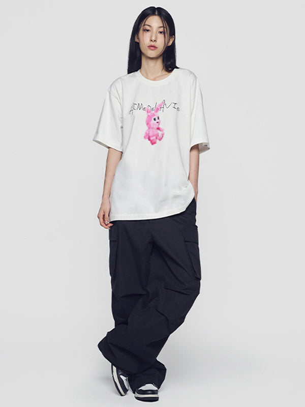 ADLV Retro Rabbit T-Shirt Cream | Glue Store