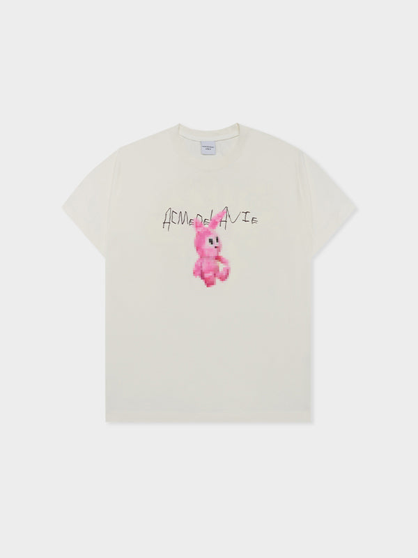 ADLV Retro Rabbit T-Shirt Cream | Glue Store