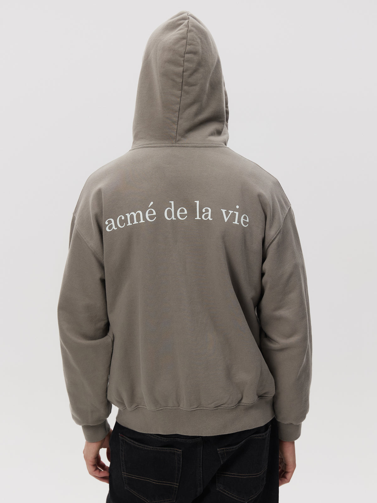 ADLV Basic Bio Washing Hoodie Zip Up | COCOA