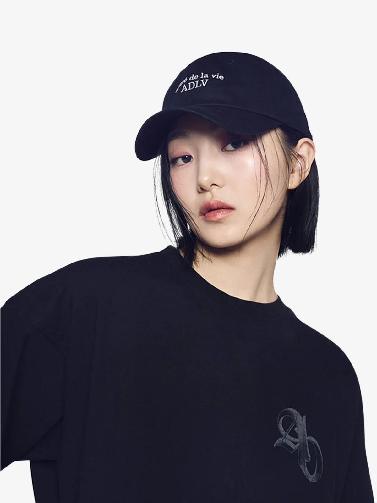 ADLV Basic Small Logo Ball Cap | Black