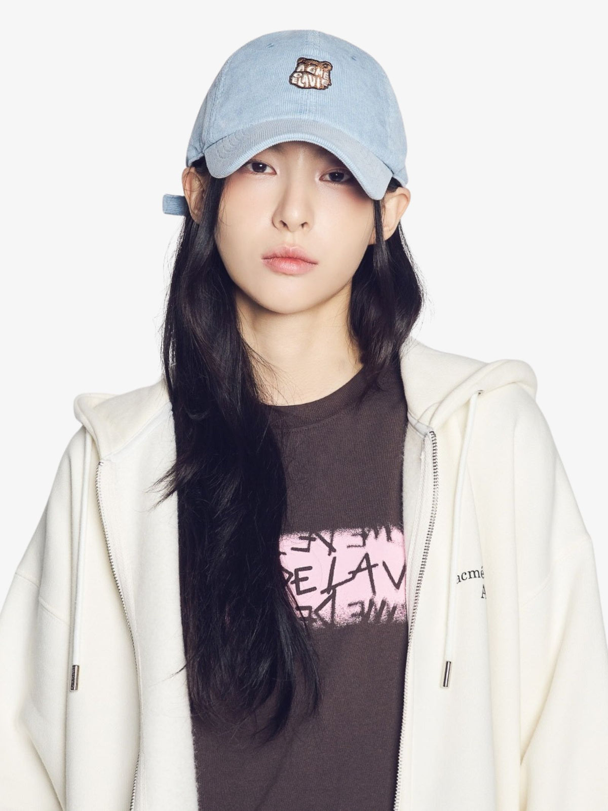 ADLV Ac Bear Corduroy Point Ballcap | Skyblue