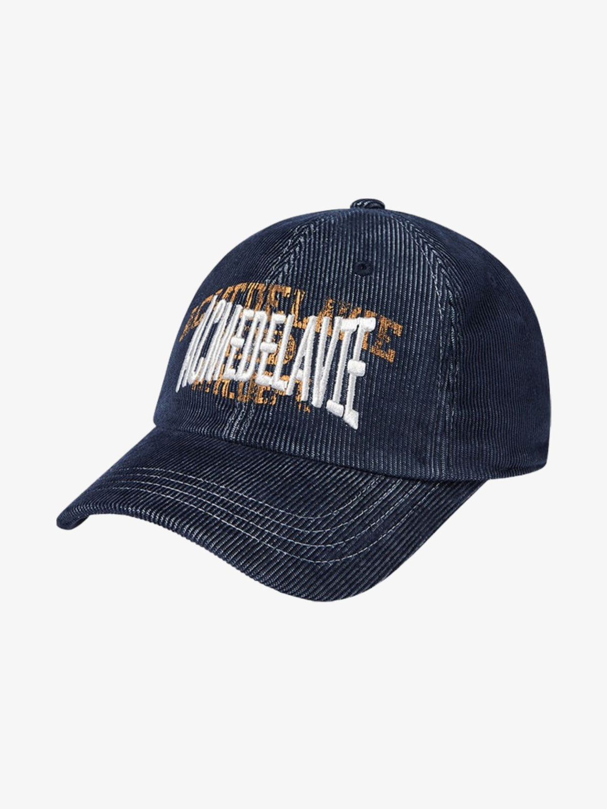 ADLV Corduroy Stitch Point Ballcap | Navy