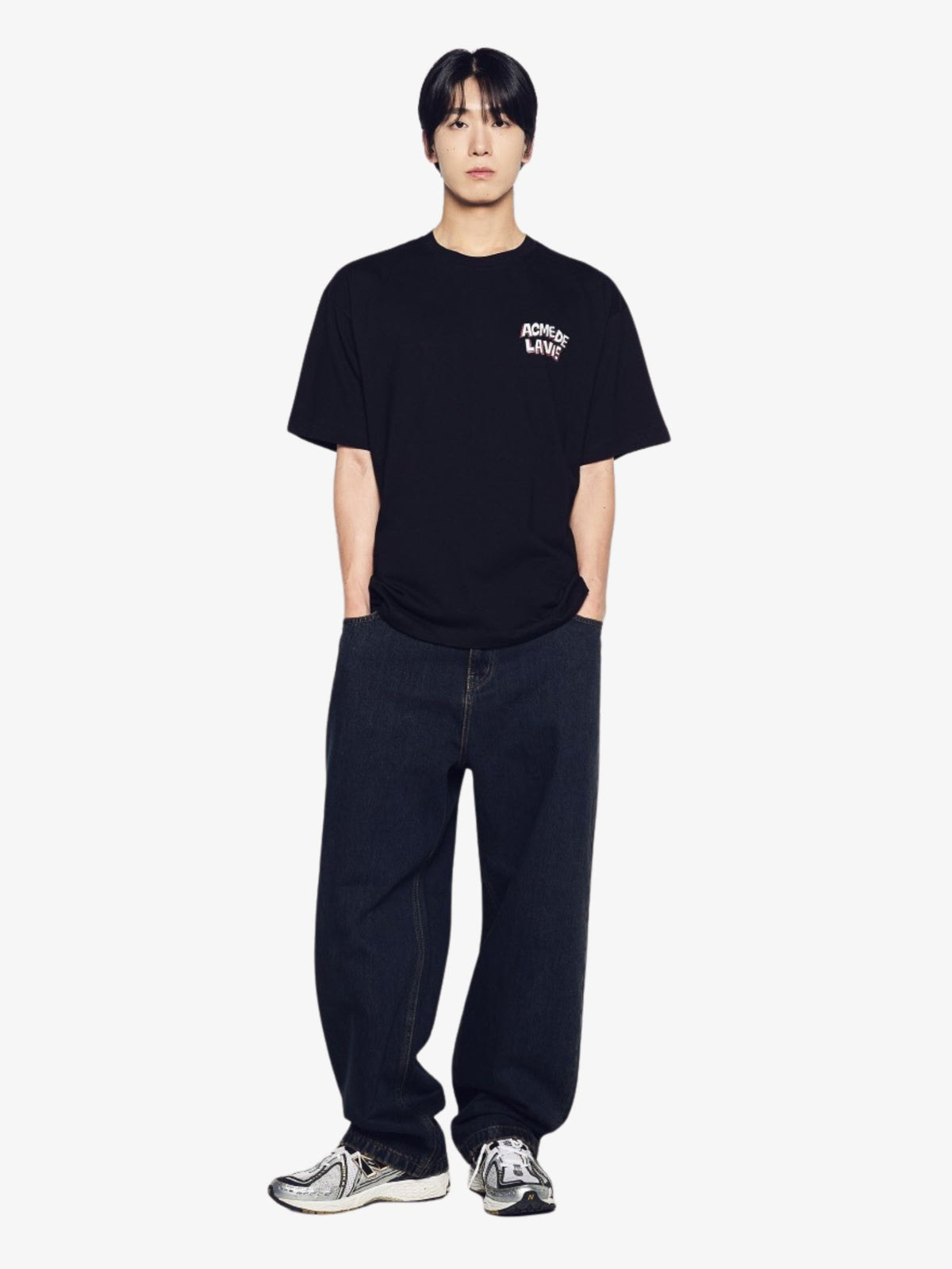 ADLV Ac Bear Graffiti Short Sleeve T-Shirt | Black