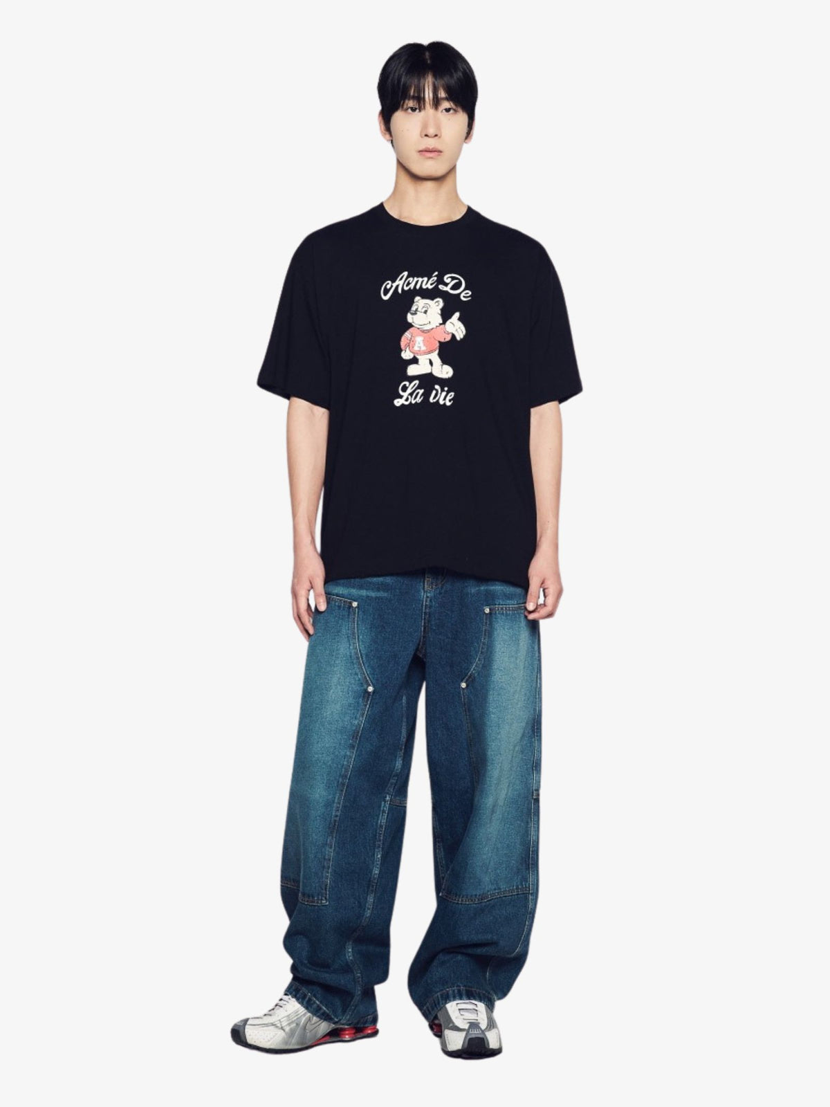 ADLV Ac Bear Welcome T-Shirt | Black