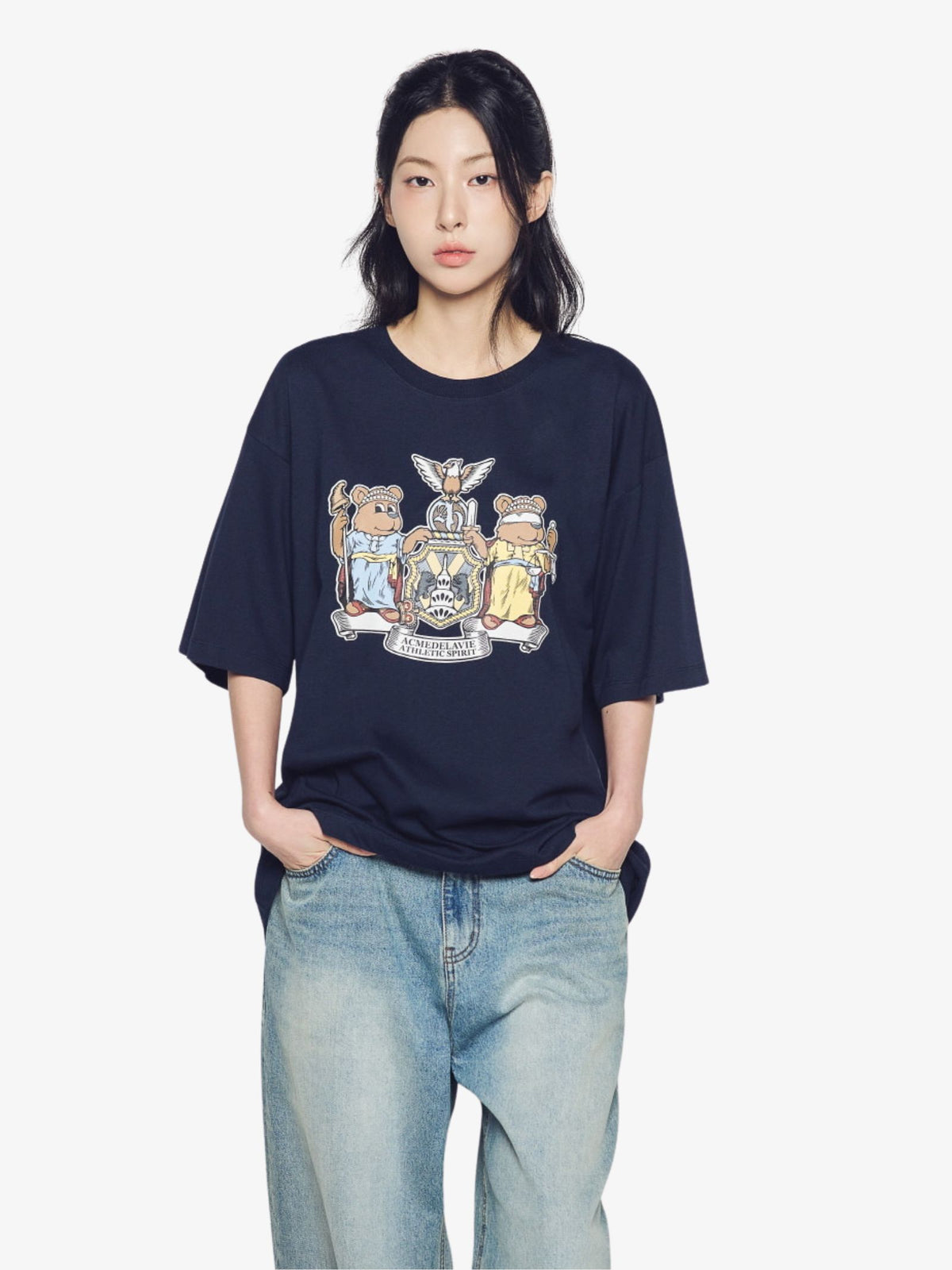 ADLV Ny Hommage T-Shirt | Navy