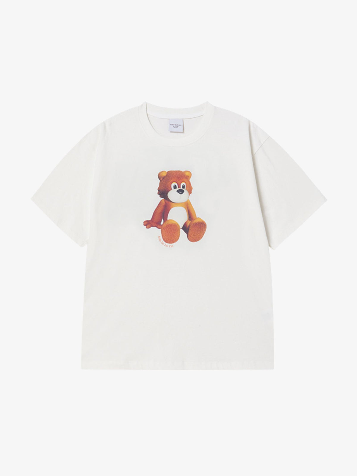 ADLV Ac Teddy Bear Short Sleeve T-Shirt | Cream