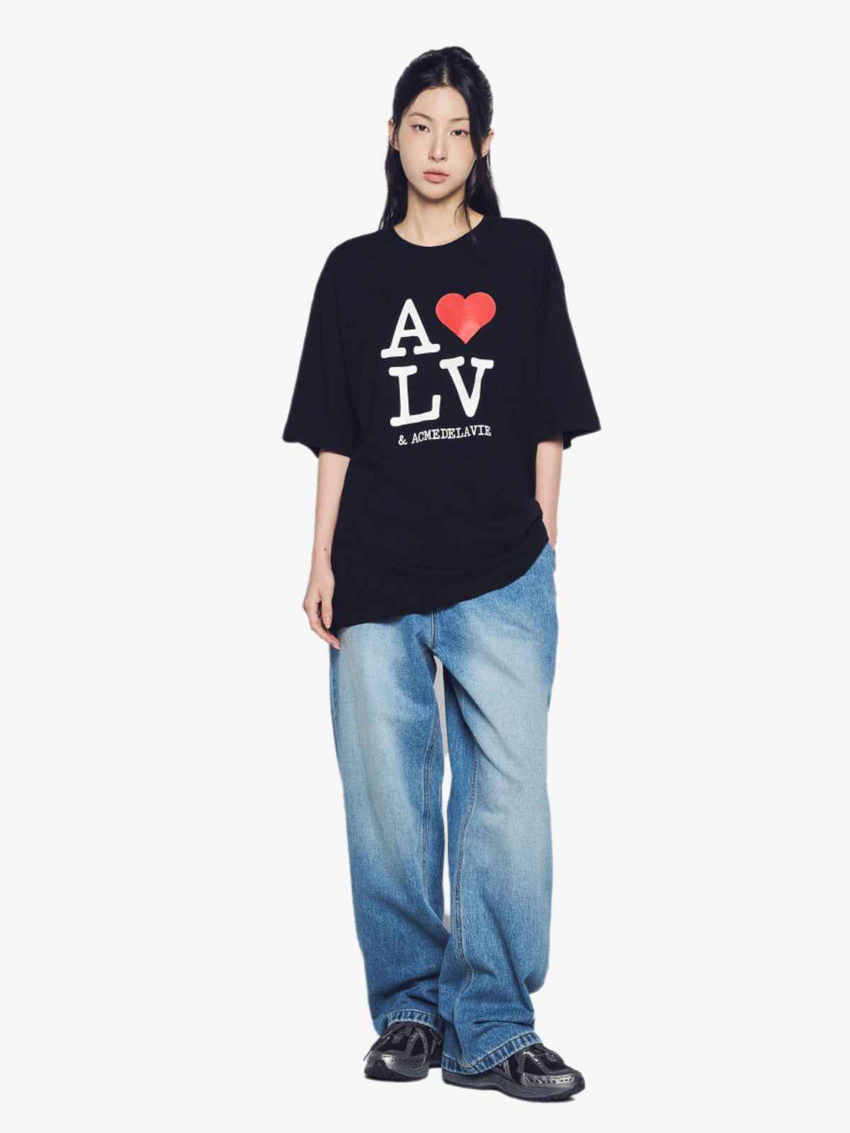 ADLV Love Adlv T-Shirt | Black