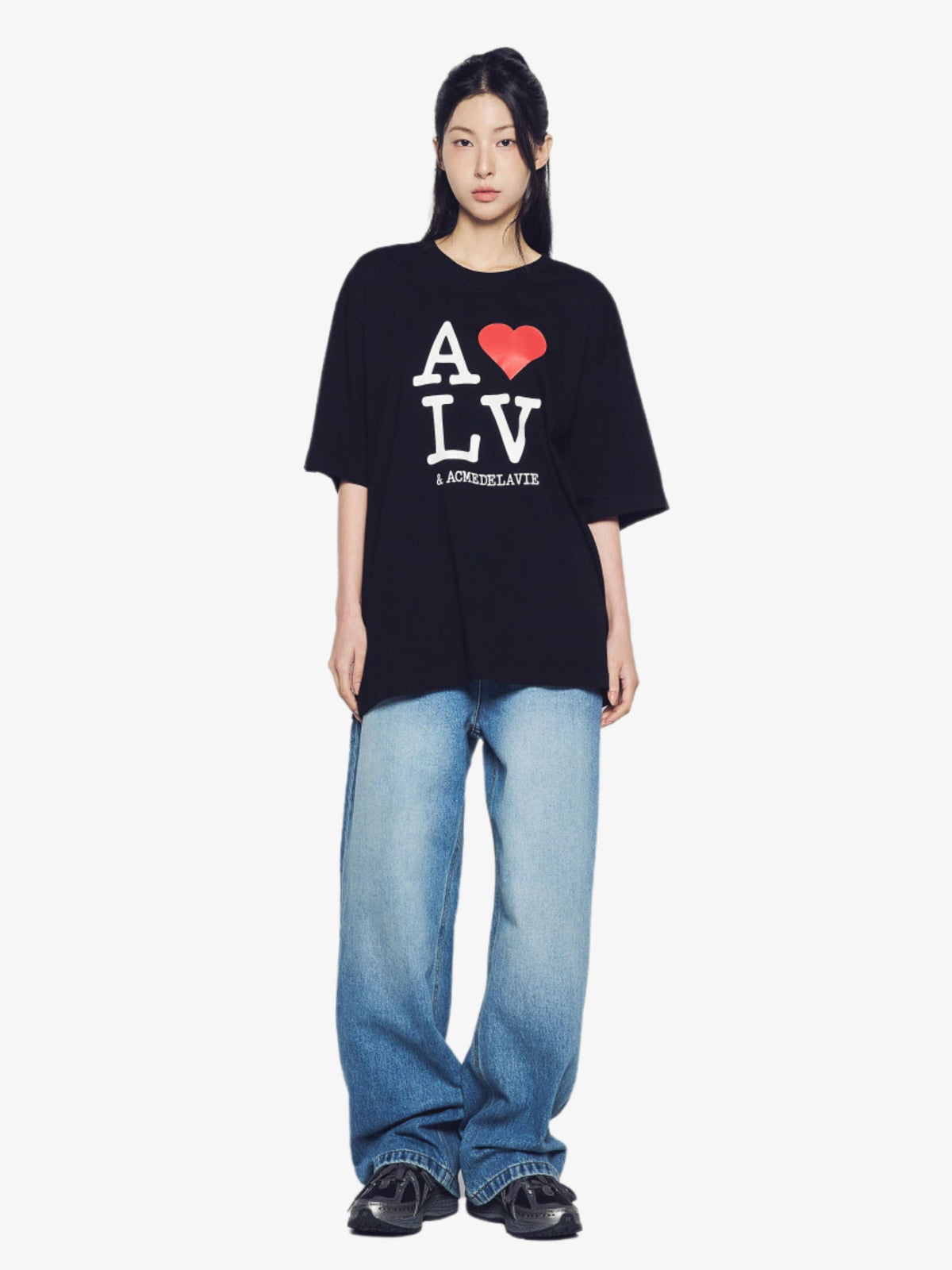 ADLV Love Adlv T-Shirt | Black