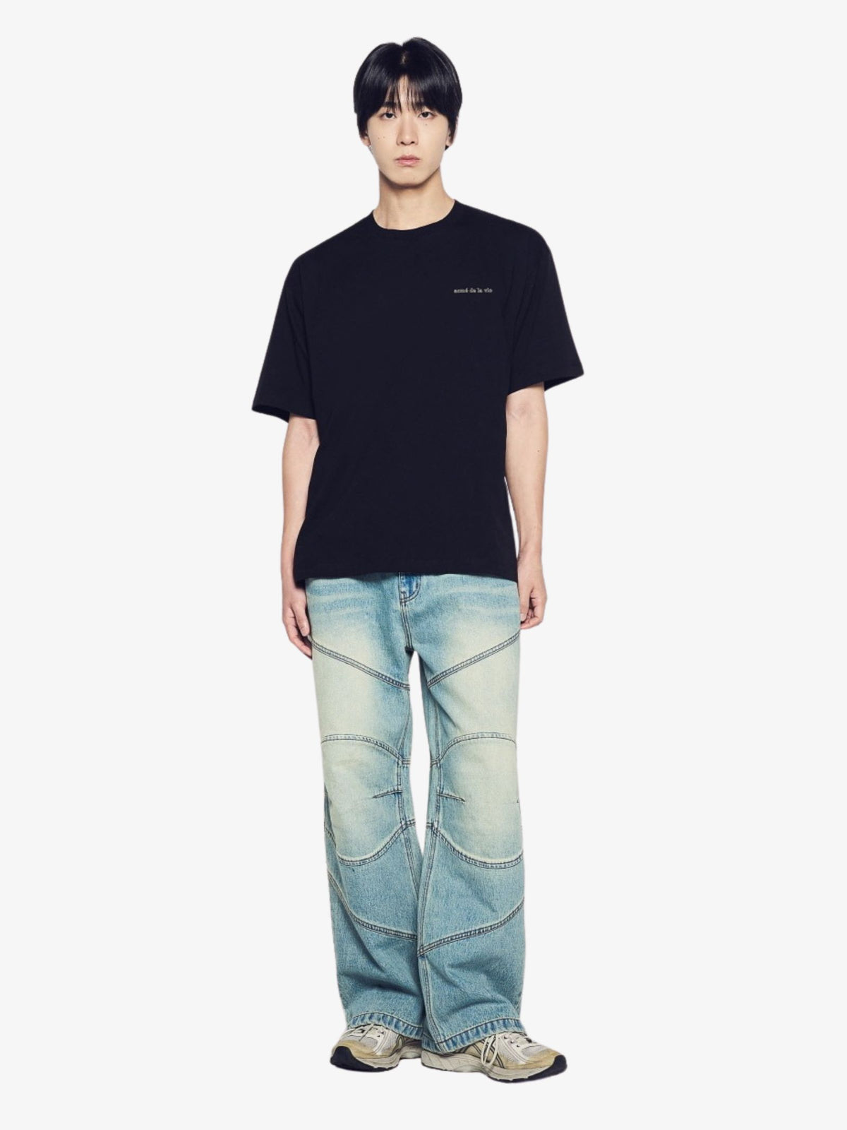 ADLV Reflection Basic Logo T-Shirt | BLACK