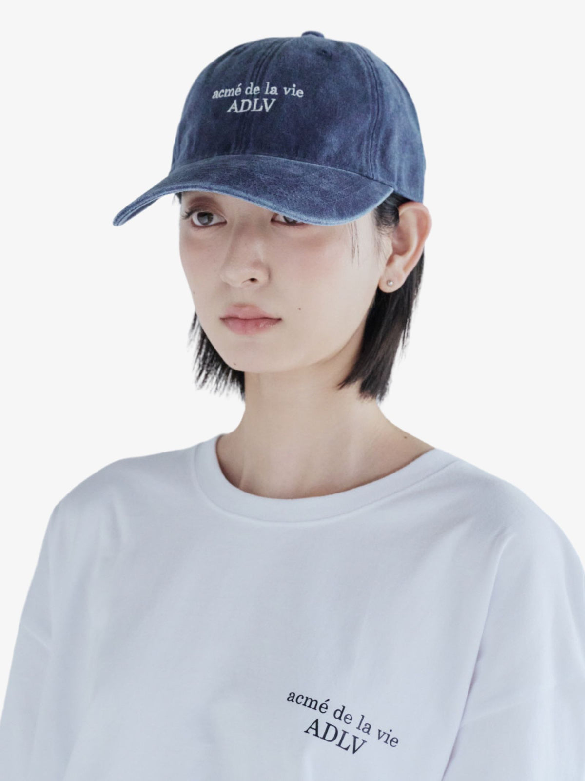 ADLV Basic Logo Ball Cap | Navy
