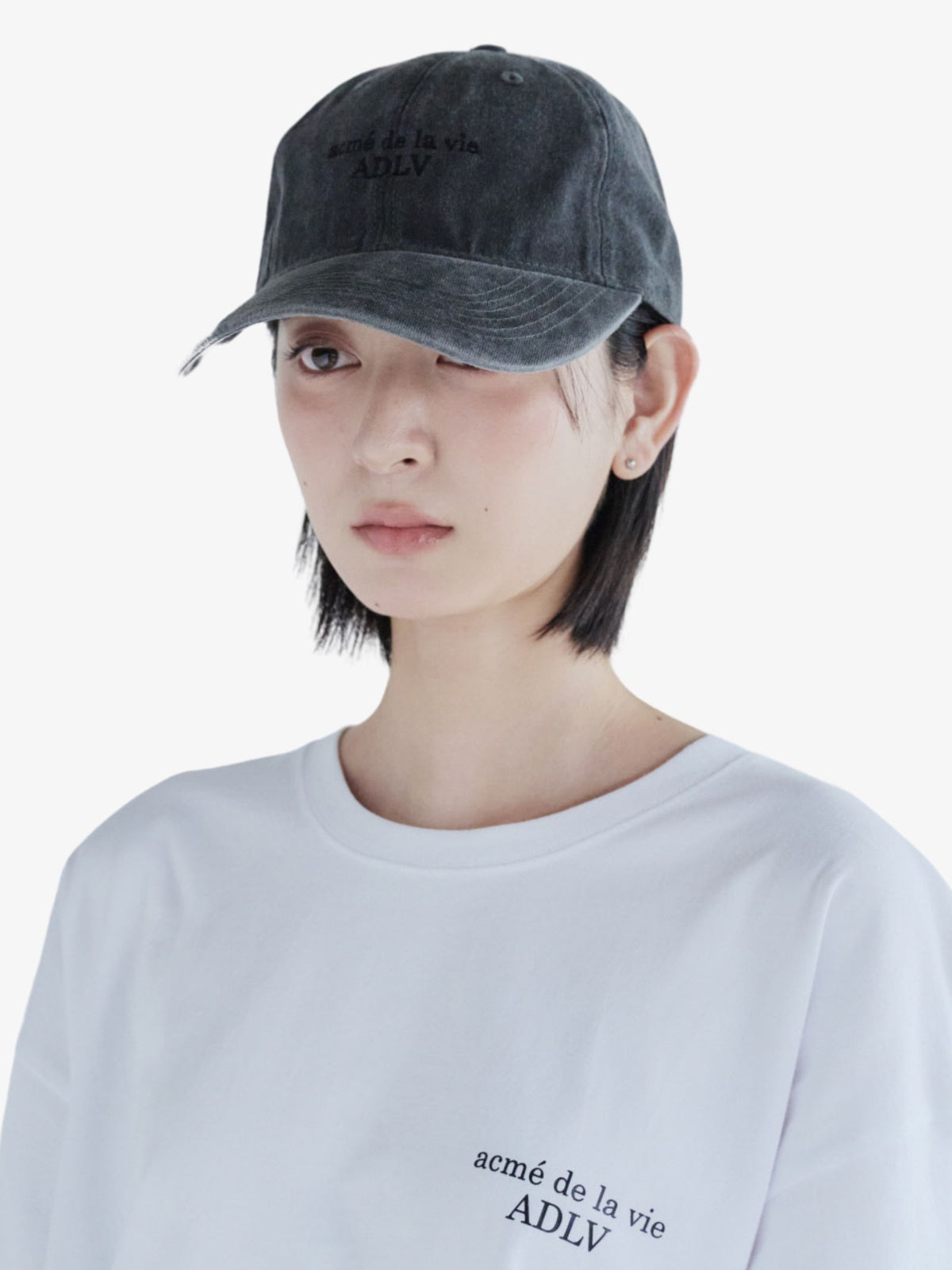 ADLV Basic Logo Ball Cap | Charcoal