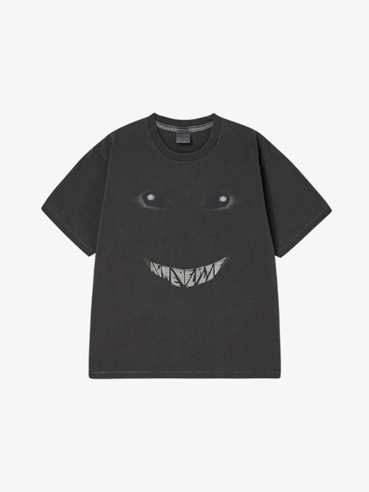 ADLV Alien Monster Pigment Short Sleeve T-Shirt | Charcoal