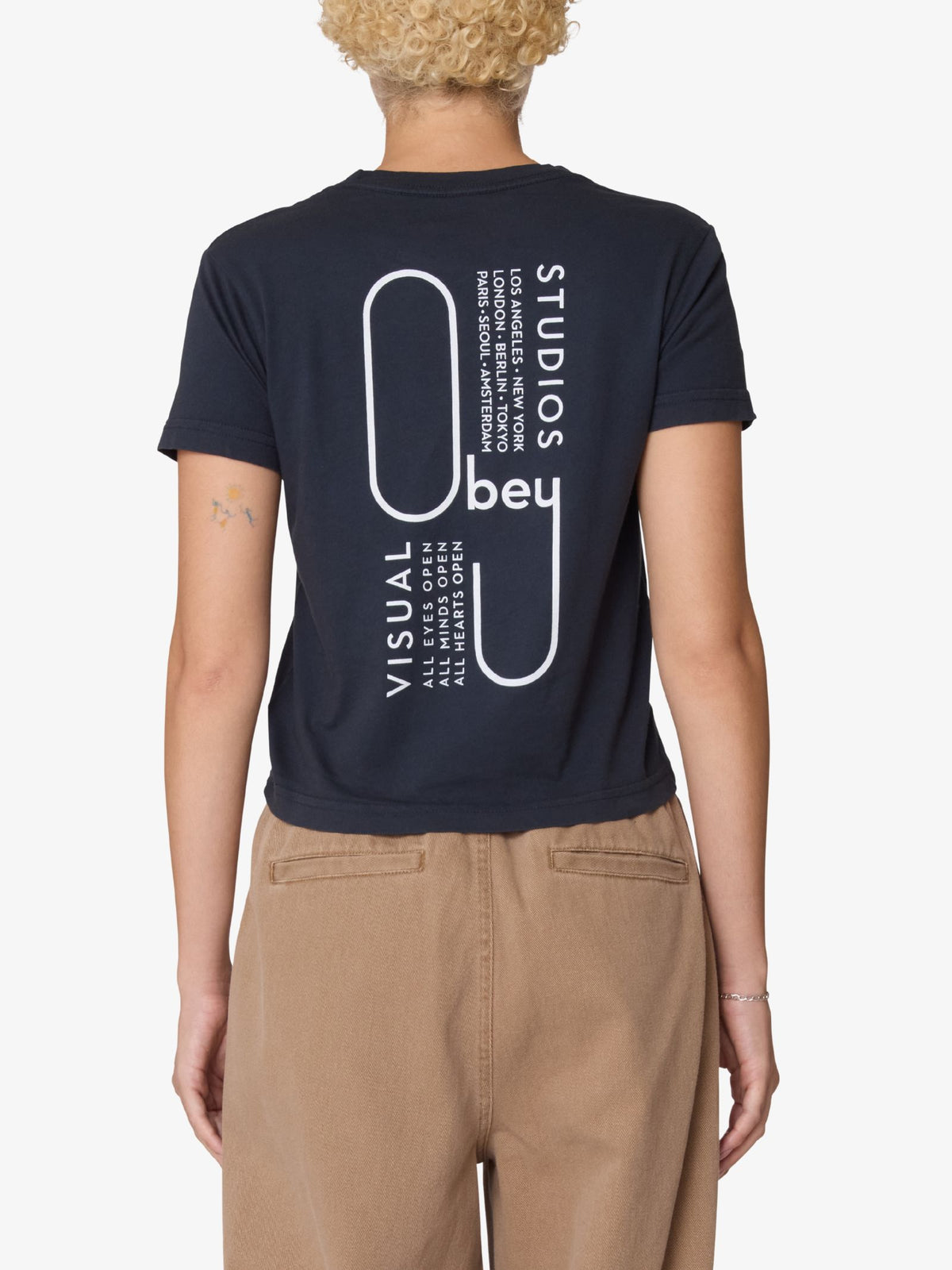 Obey Visual Studios Tee | Black