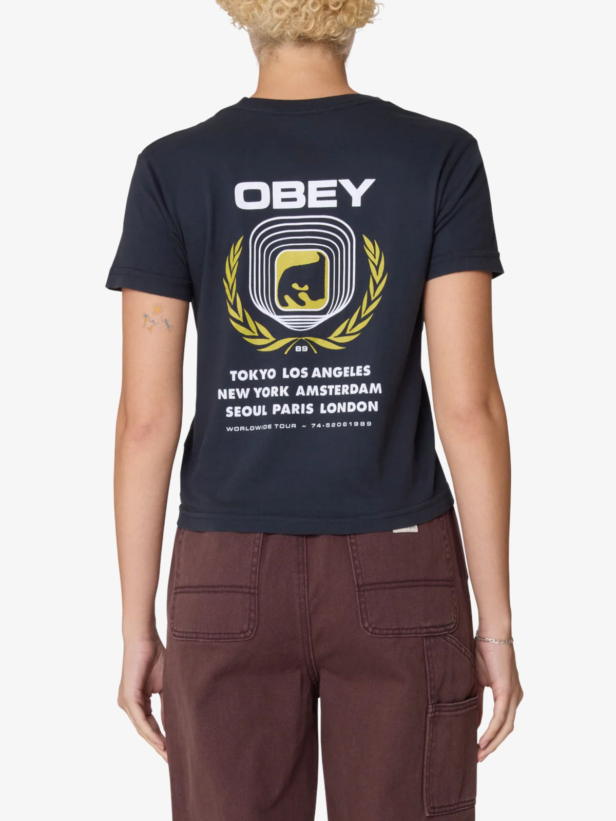 Obey Icon Eye Wreath Tee | White
