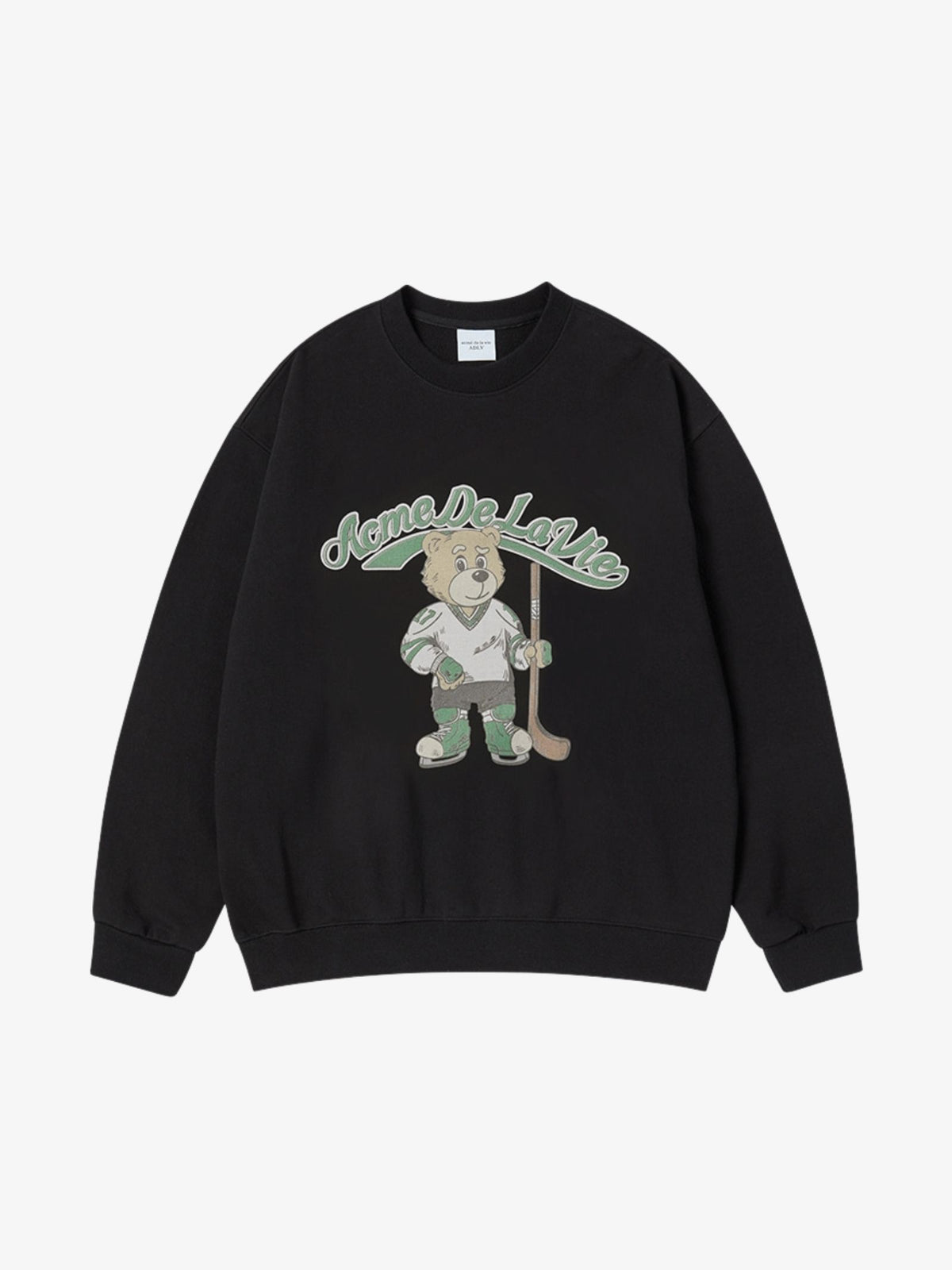 ADLV Vintage Mascot Ac Bear Sweatshirt | Black
