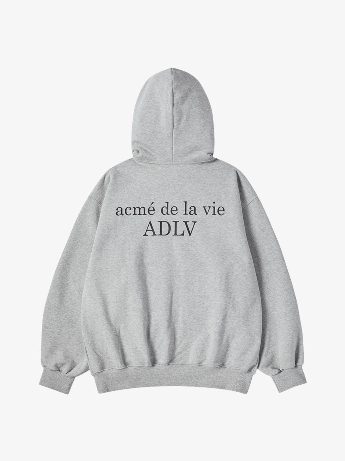 ADLV Basic Ac Bear Hoodie Zip Up | Melange